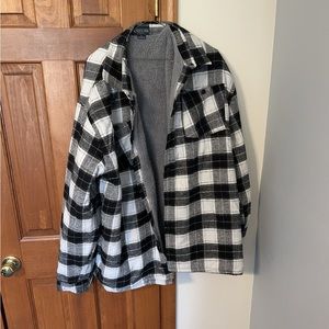Flannel coat